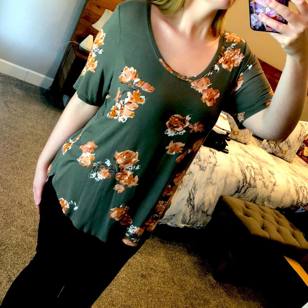 Maurice’s 24/7 Flawless Tee - Olive - Size XL